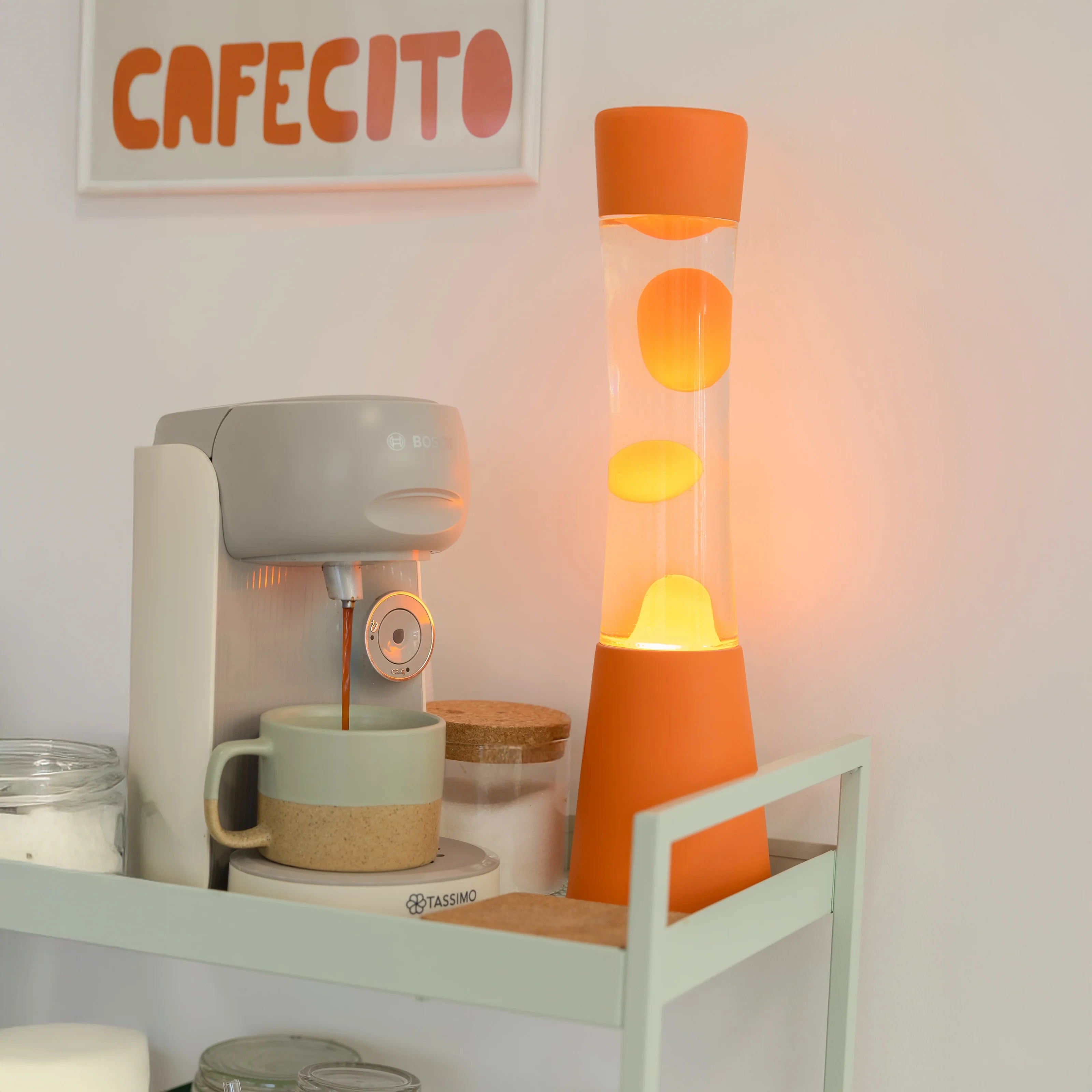 Tower Monochromatic Orange - Lampe lave