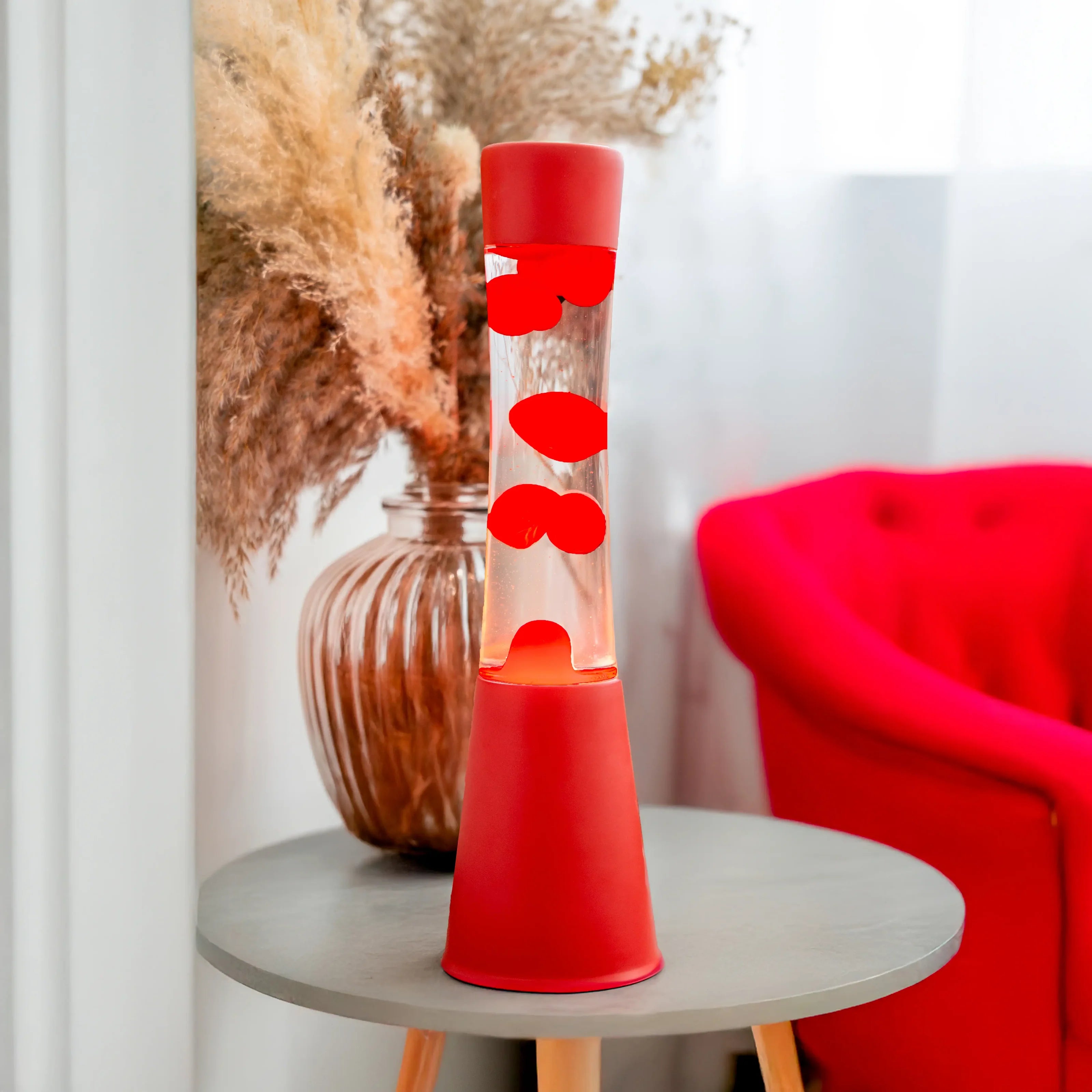 Tower Monochromatic Red - Lampe lave
