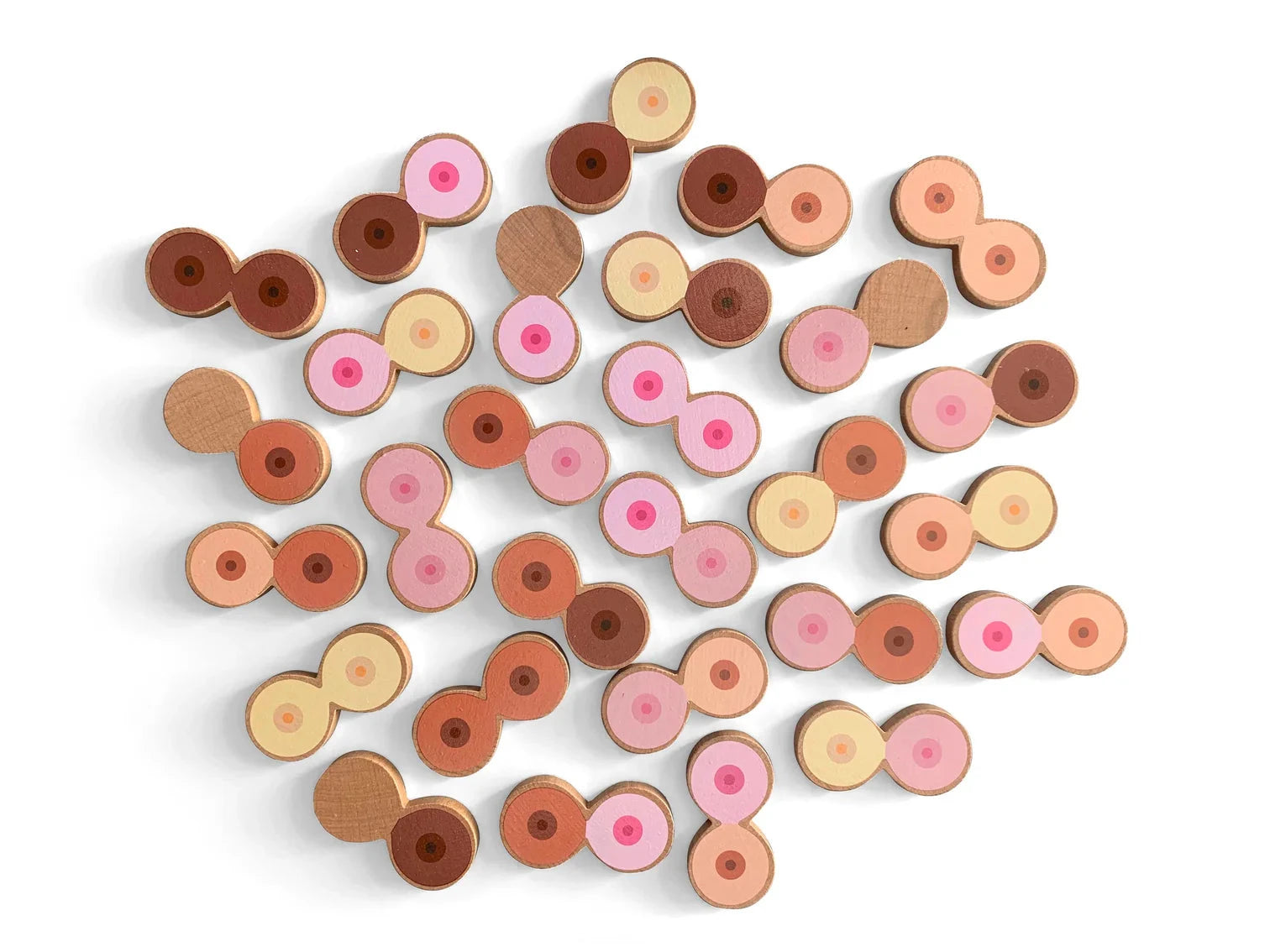 Boob Domino Game – Jeu de dominos artistique (28 pièces) Bitten 