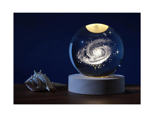Crystal Ball Mini - Lampe de table LED boule de cristal iTotal Galaxy 