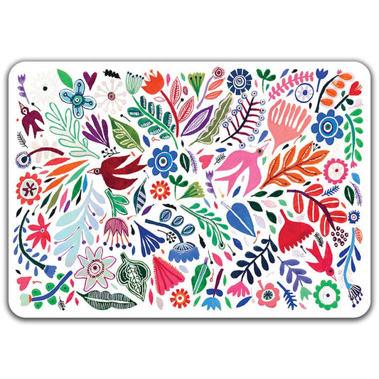 Fleurs Folk - Set de table dorure Cartes d'Art 