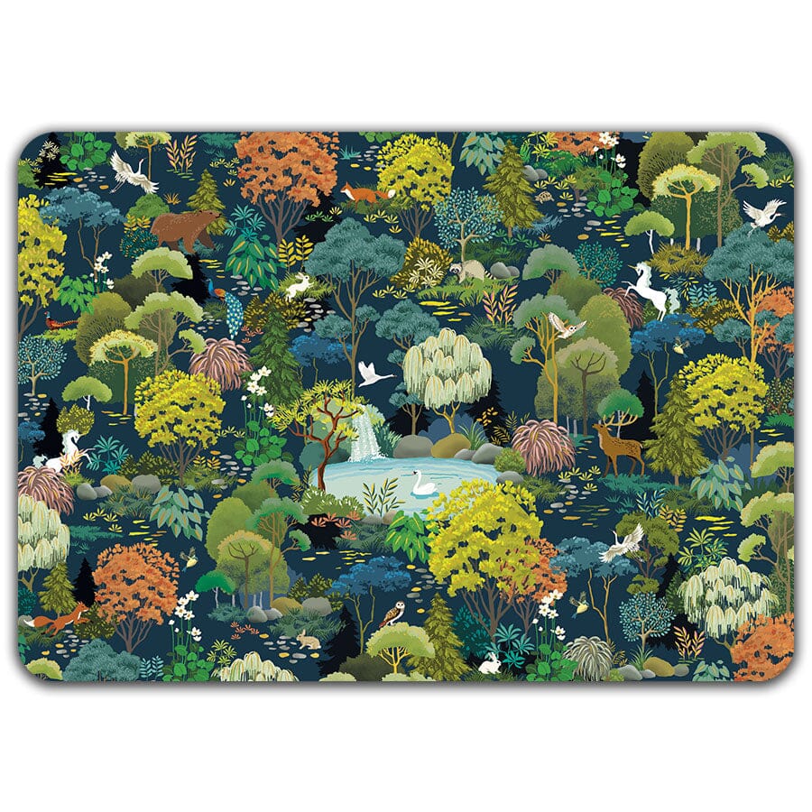 Forêt Magique - Set de table dorure Cartes d'Art 