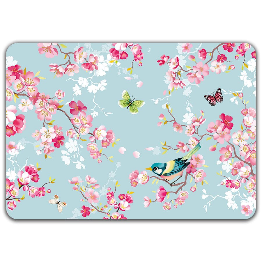 Les cerisiers en fleurs - Set de table dorure Cartes d'Art 