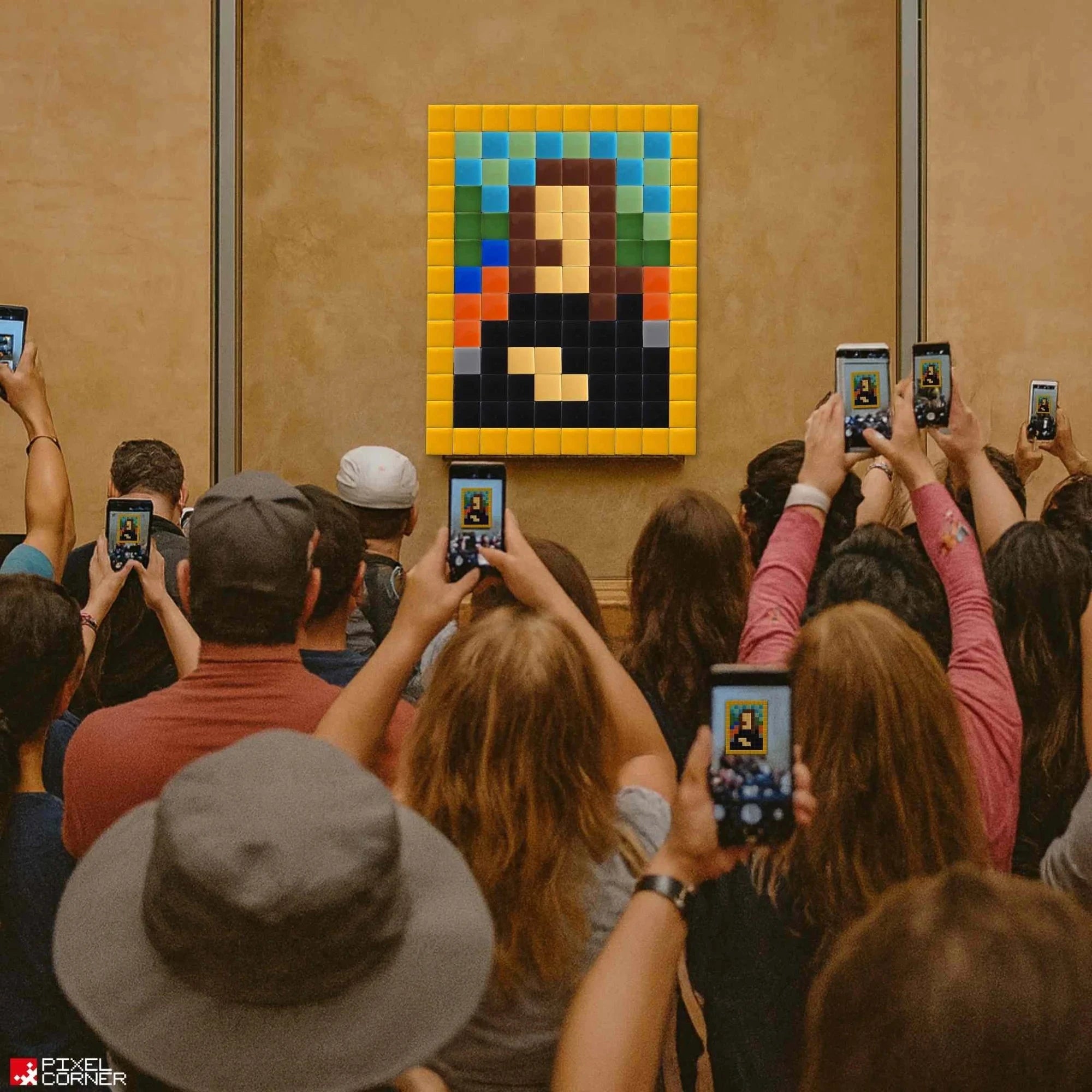 Mona Lisa - Art kit mosaïque Pixel Corner 