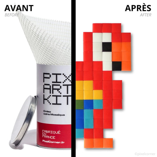 Papagayo - Art kit mosaïque Pixel Corner 
