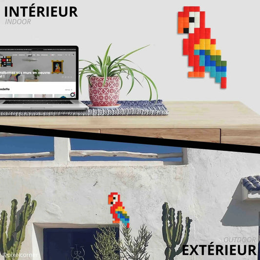 Papagayo - Art kit mosaïque Pixel Corner 