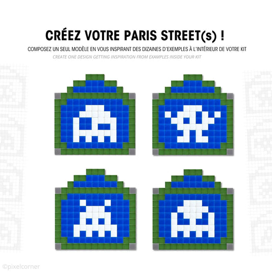 Paris Street(s) - Art kit mosaïque Pixel Corner 